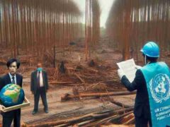 UNEP Warns: Global Climate Action Falls Short in Halting Deforestation, Concept art for illustrative purpose, tags: globalen - Monok